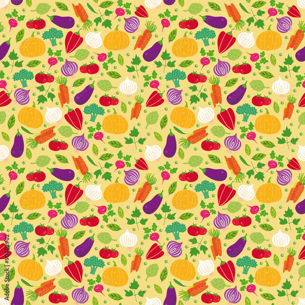 Seamless repeat vegetables Seamless repeat vegetables
