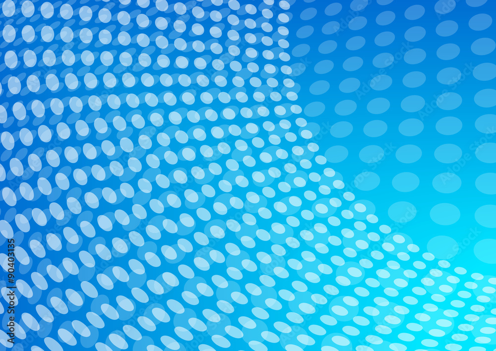 Blue Abstract Dotted Background Stock Vector Adobe Stock