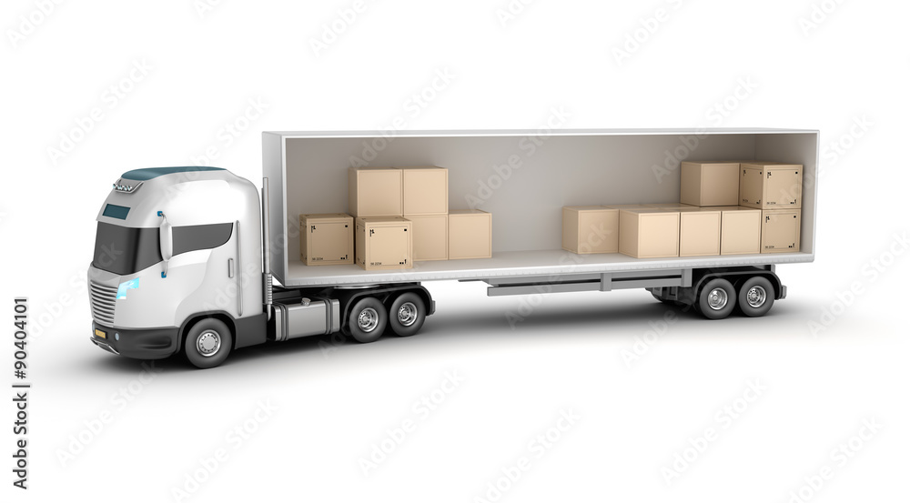 Track and goods over whte Track and goods over whte