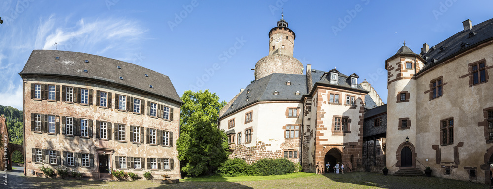 Fototapeta premium old castle in medieval city of Buedingen