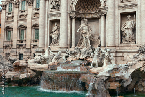 Trevi Fountain  Fontana di Trevi  in Rome. Italy