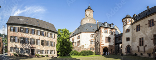 old castle in medieval city of Buedingen