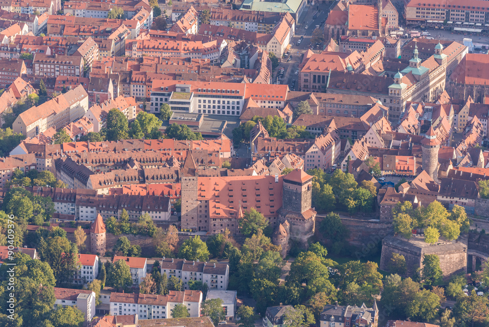 Altstadt Nürnberg Luftbild