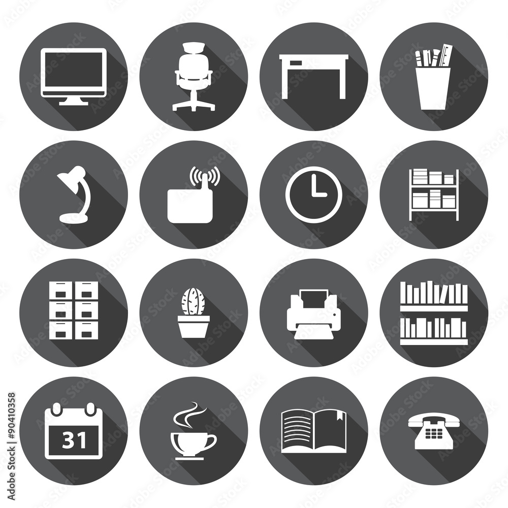 Office icon Set Office icon Set
