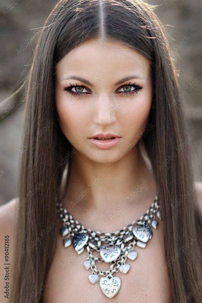 portrait of a beautiful girl glamorous girl portrait of a beautiful girl glamorous girl
