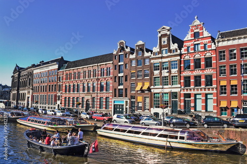 Canvas Print Tourismus in Amsterdam