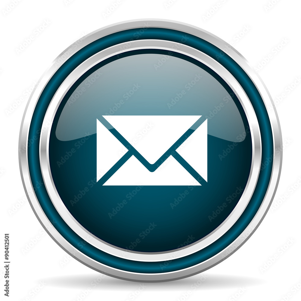 email blue glossy web icon email blue glossy web icon