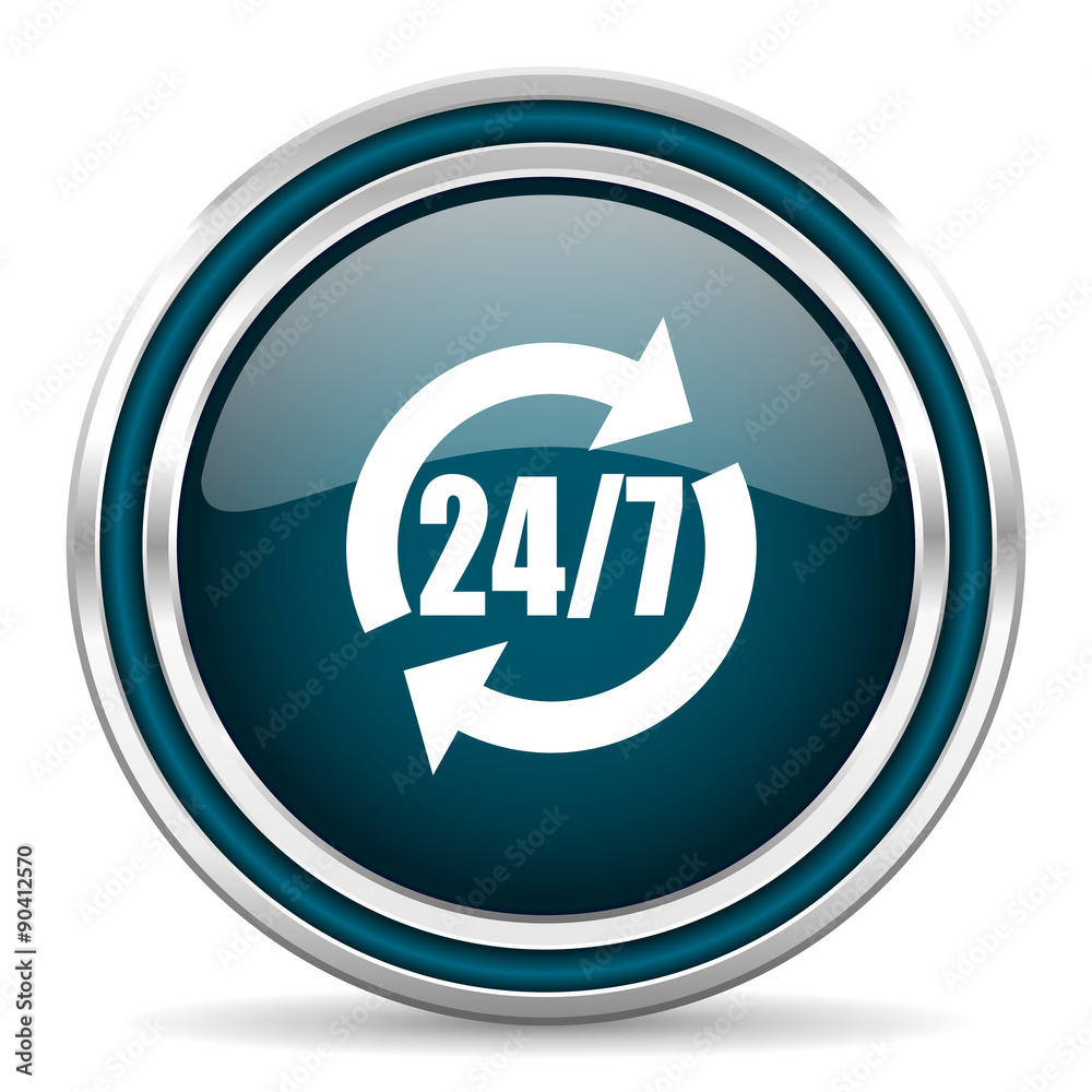 service blue glossy web icon service blue glossy web icon