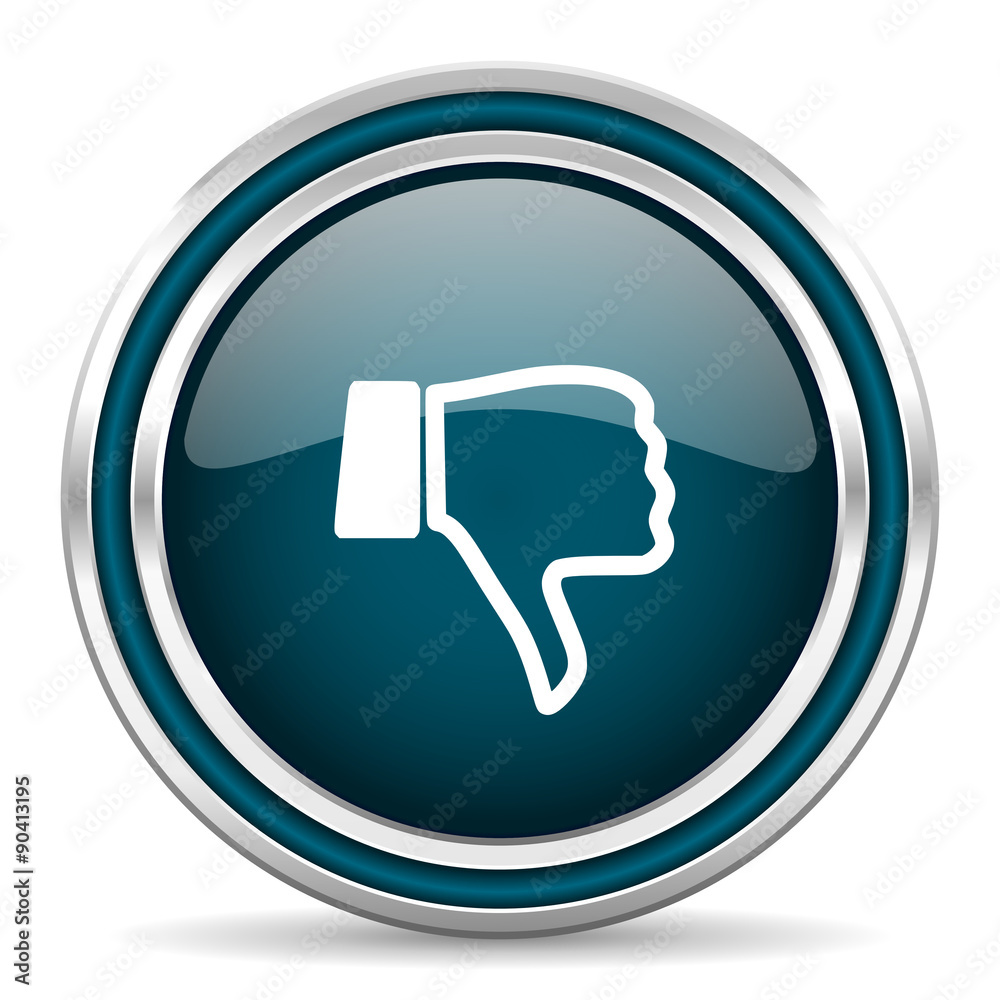 dislike blue glossy web icon dislike blue glossy web icon