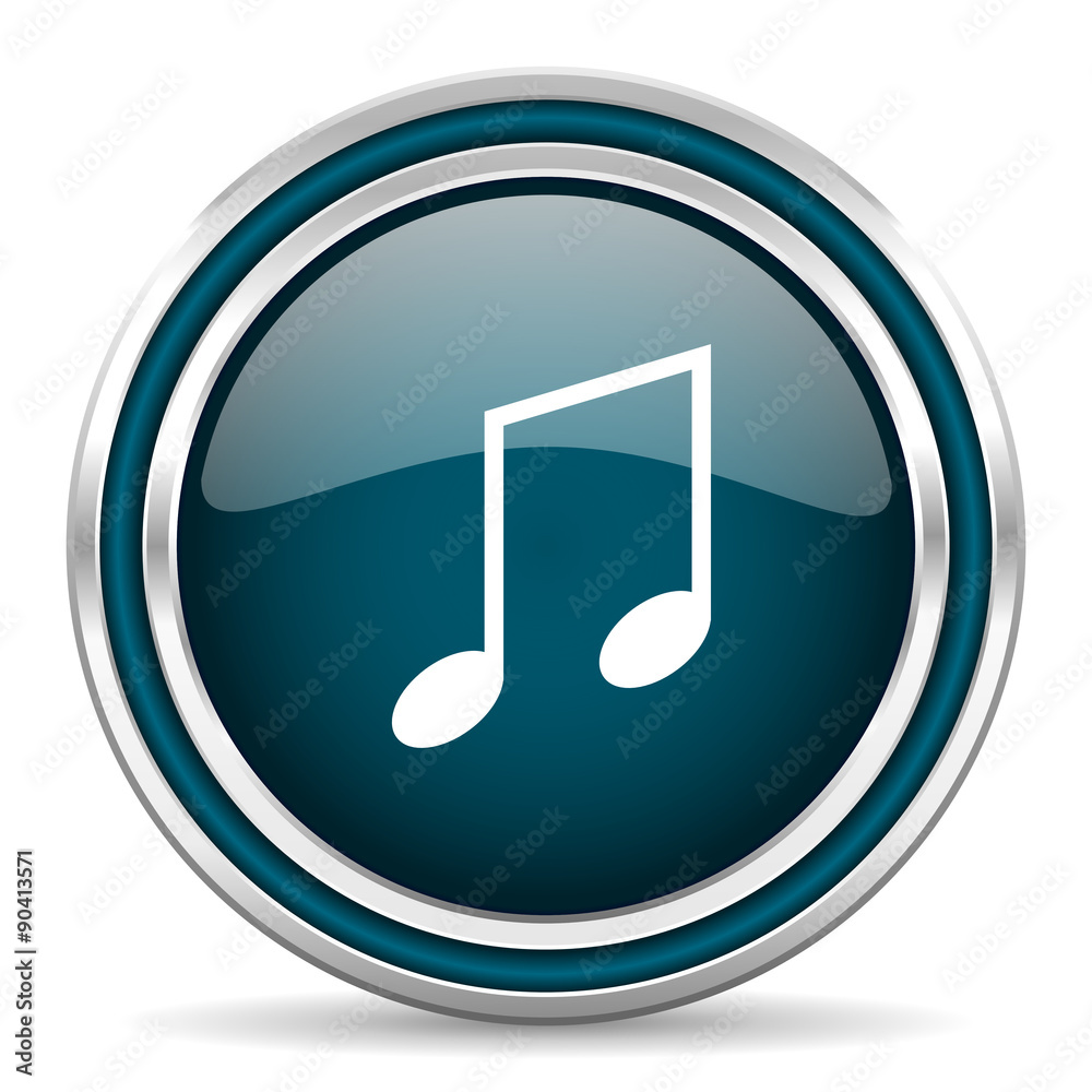 music blue glossy web icon music blue glossy web icon
