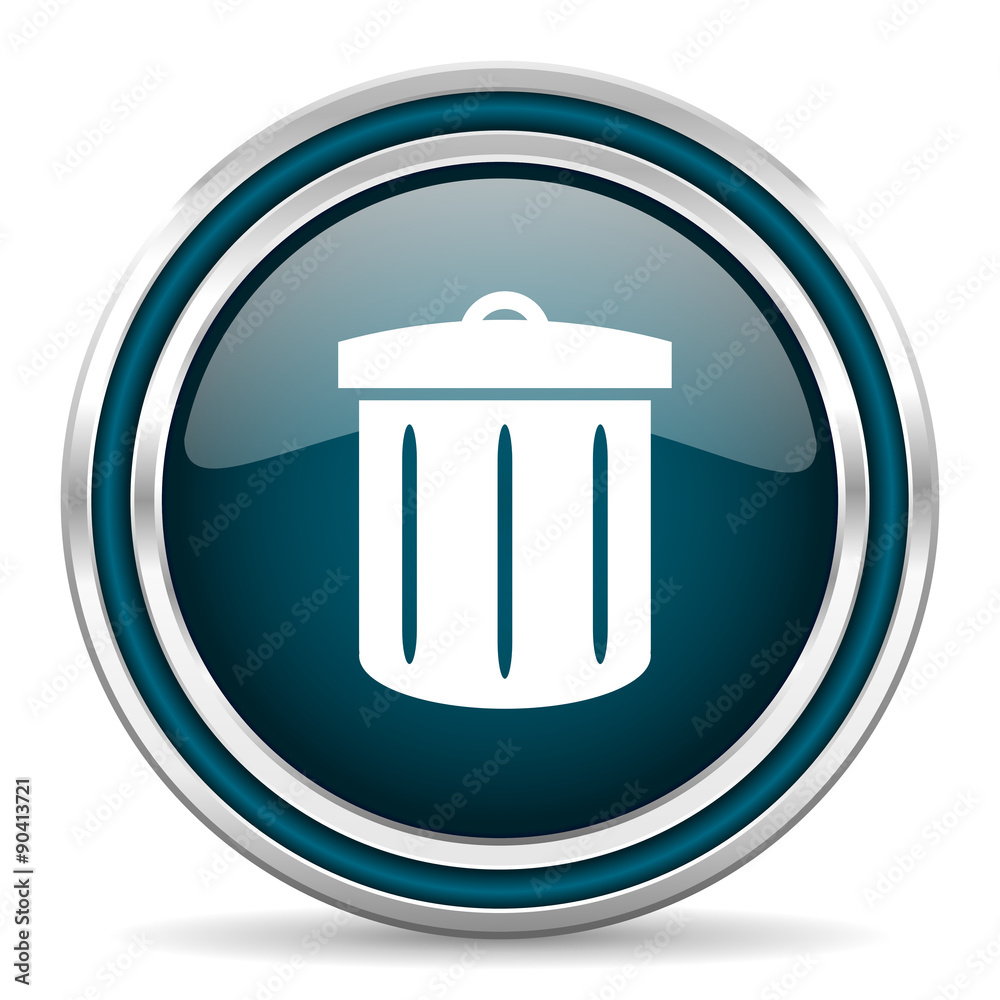recycle blue glossy web icon recycle blue glossy web icon