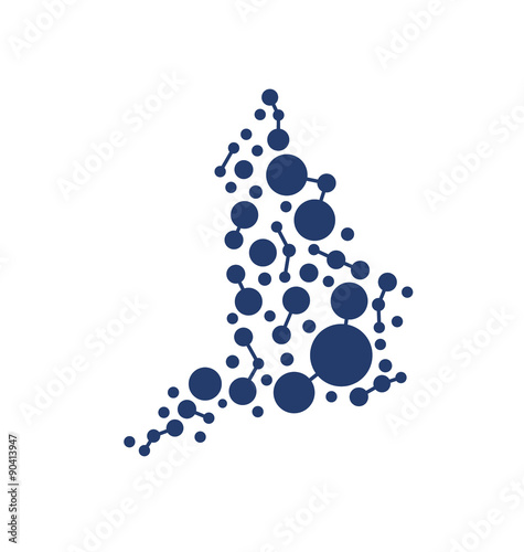 England network map logo