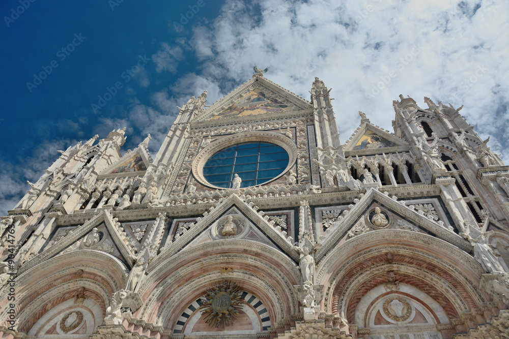 Siena Cathedral/ details of Saint Mary of the Assumption