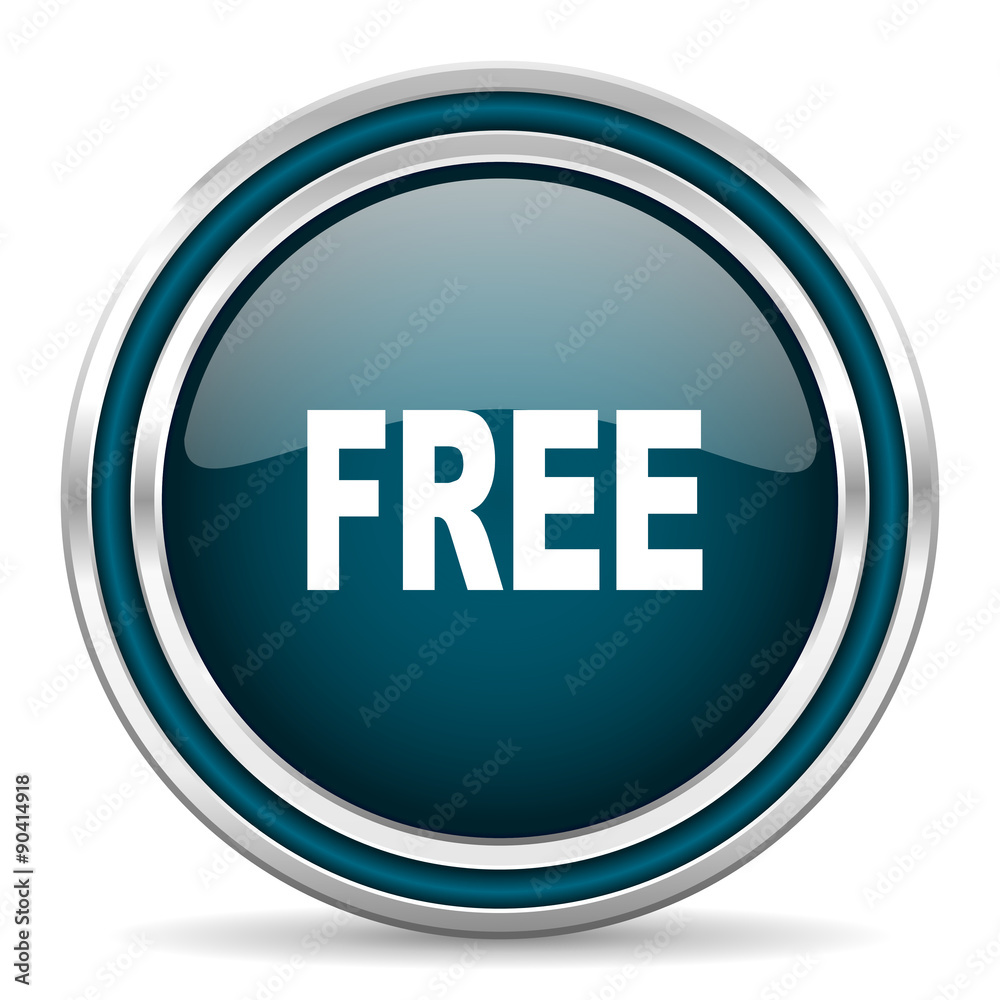 free blue glossy web icon free blue glossy web icon