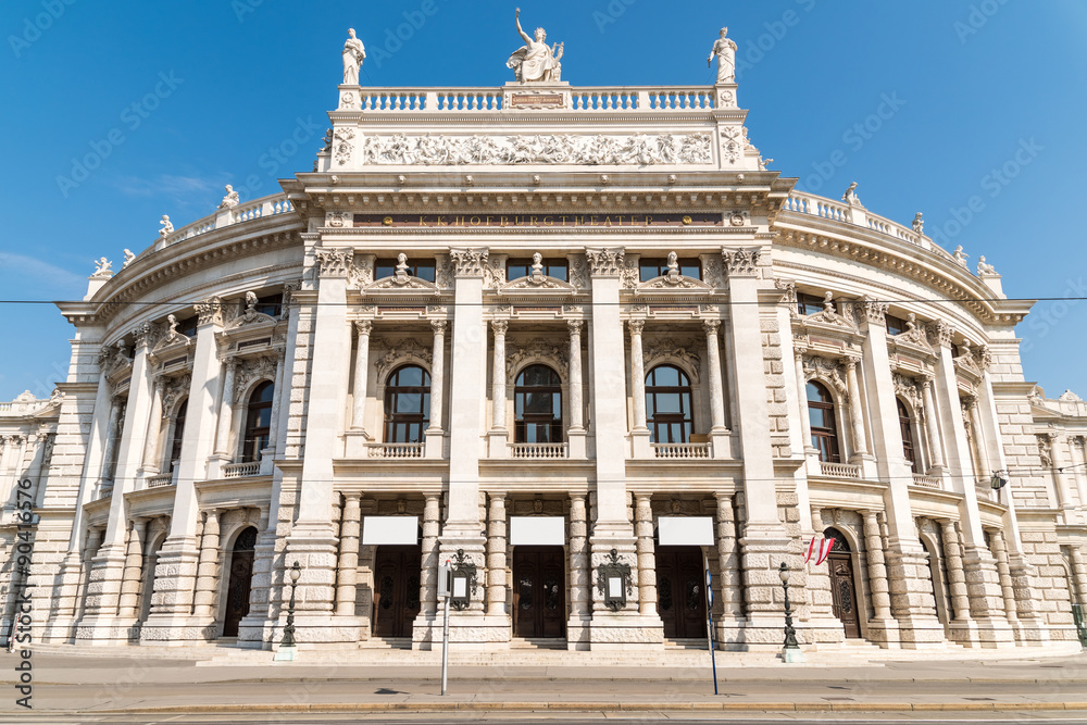 The Burgtheater (Imperial Court Theater) is the Austrian National Theatre in Vienna and one of the most important German language theatres in the world.