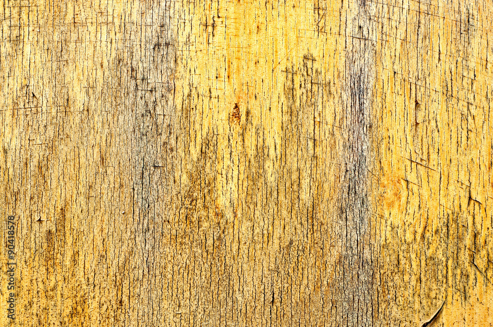 Obraz premium Peeled Yellow Paint