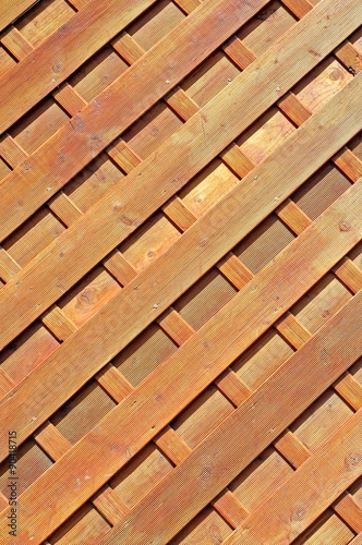 Diagonal Wooden Planks