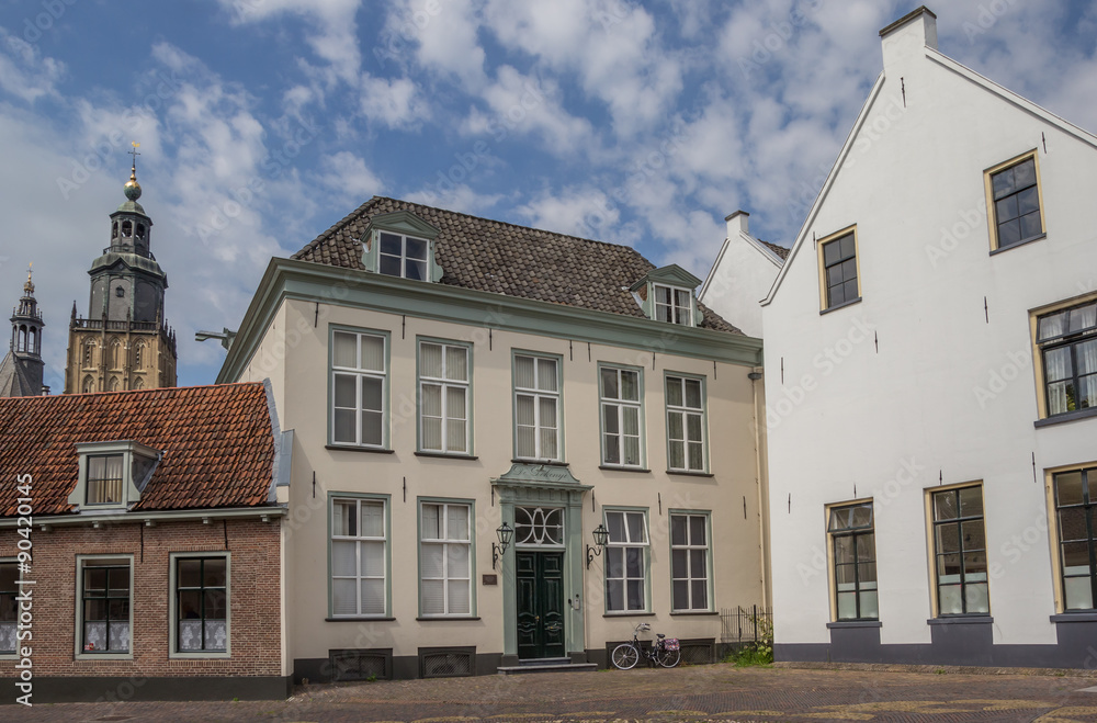 Old houses in the historical center of Zutphen
