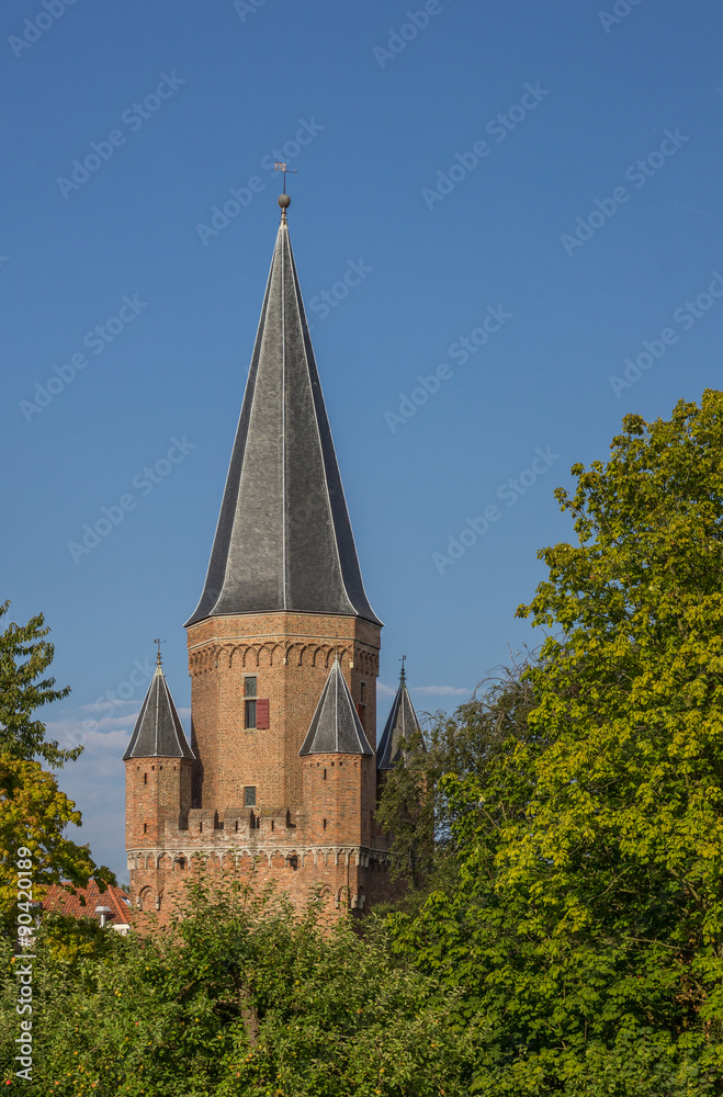 Drogenaps tower in the historical center of Zutphen Drogenaps tower in the historical center of Zutphen
