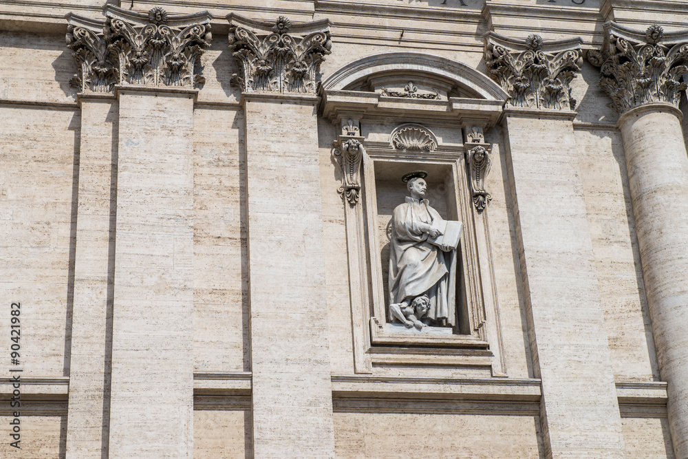 Obraz premium Statue detail in Rome
