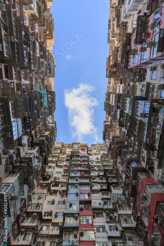 High density resident in Hong Kong