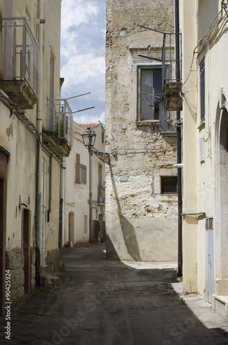 Old City medieval streets in italy