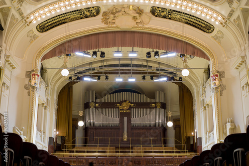 Smetana Hall, Art Nouveau venue hosting classical concerts, opera & ballet plus events including fashion shows.