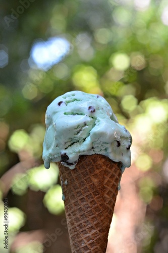 Melting Ice Cream Cone