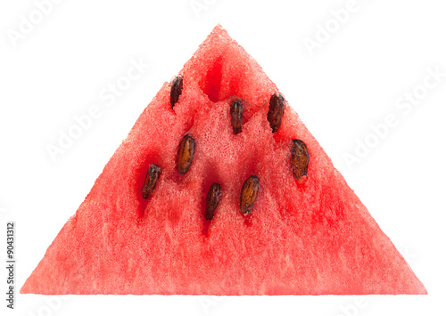 Watermelon fruit triangle slice