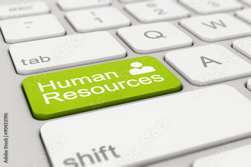 Tastatur - human resources - grün
