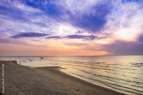 Wallpaper Mural Sunset on thailand beach Torontodigital.ca