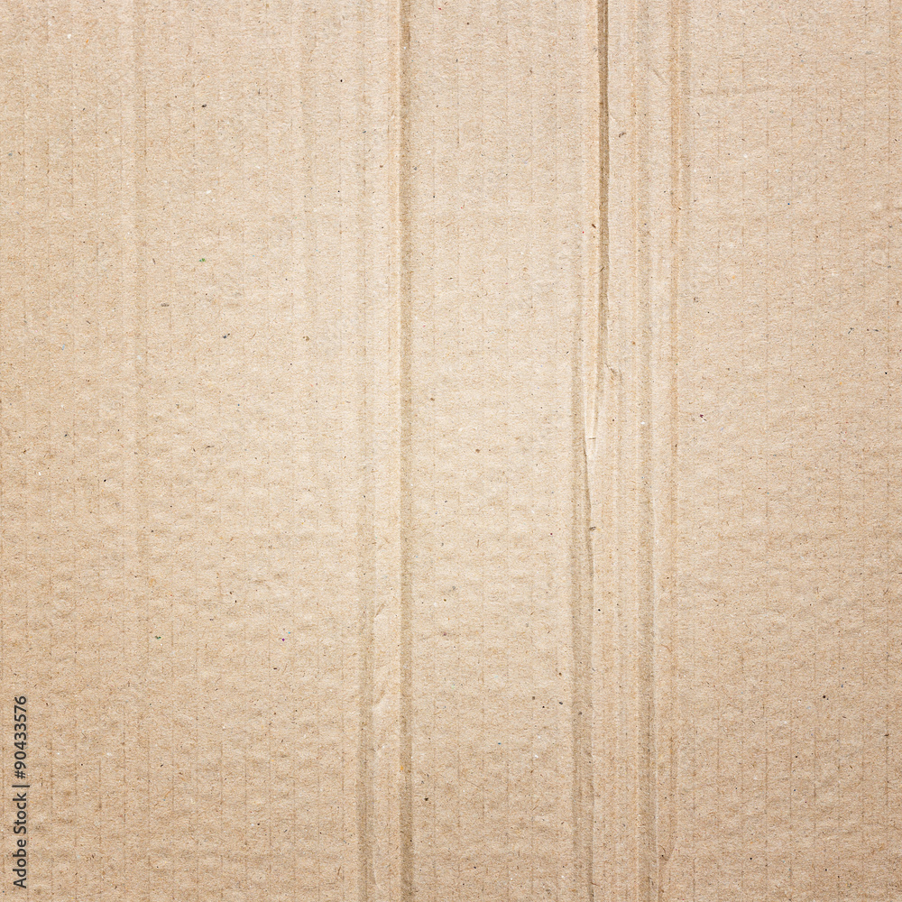 Fototapeta premium Brown cardboard background and texture