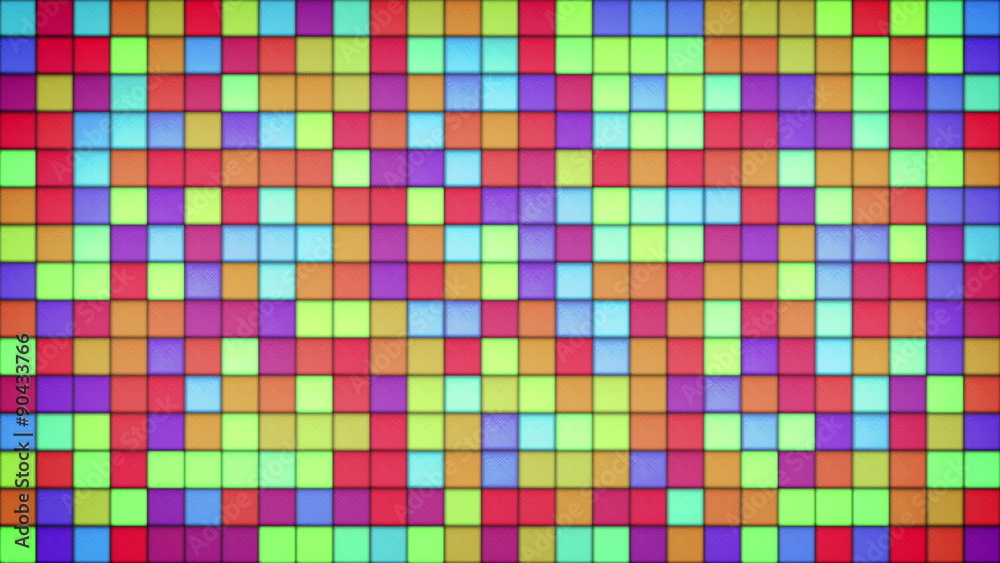 glowing bright colorful glass mosaic. computer generated seamless loop abstract geometrical motion background. 4k (4096x2304)
glowing bright colorful glass mosaic. computer generated seamless loop abstract geometrical motion background. 4k (4096x2304)