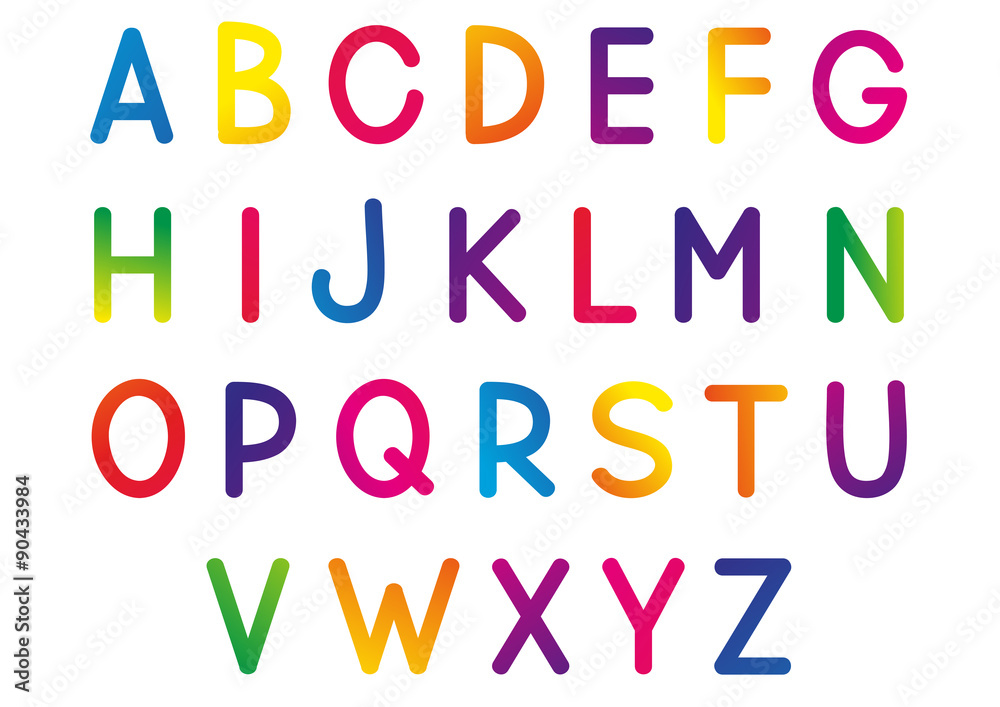 Set of vector letters for Your design Set of vector letters for Your design