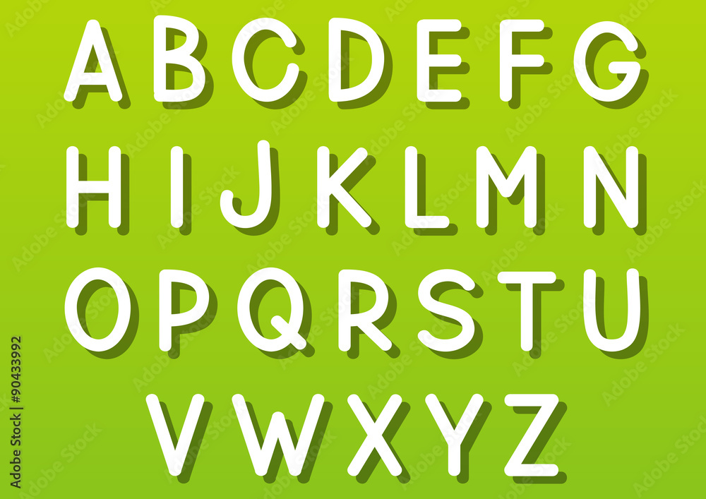 Set of vector letters for Your design
