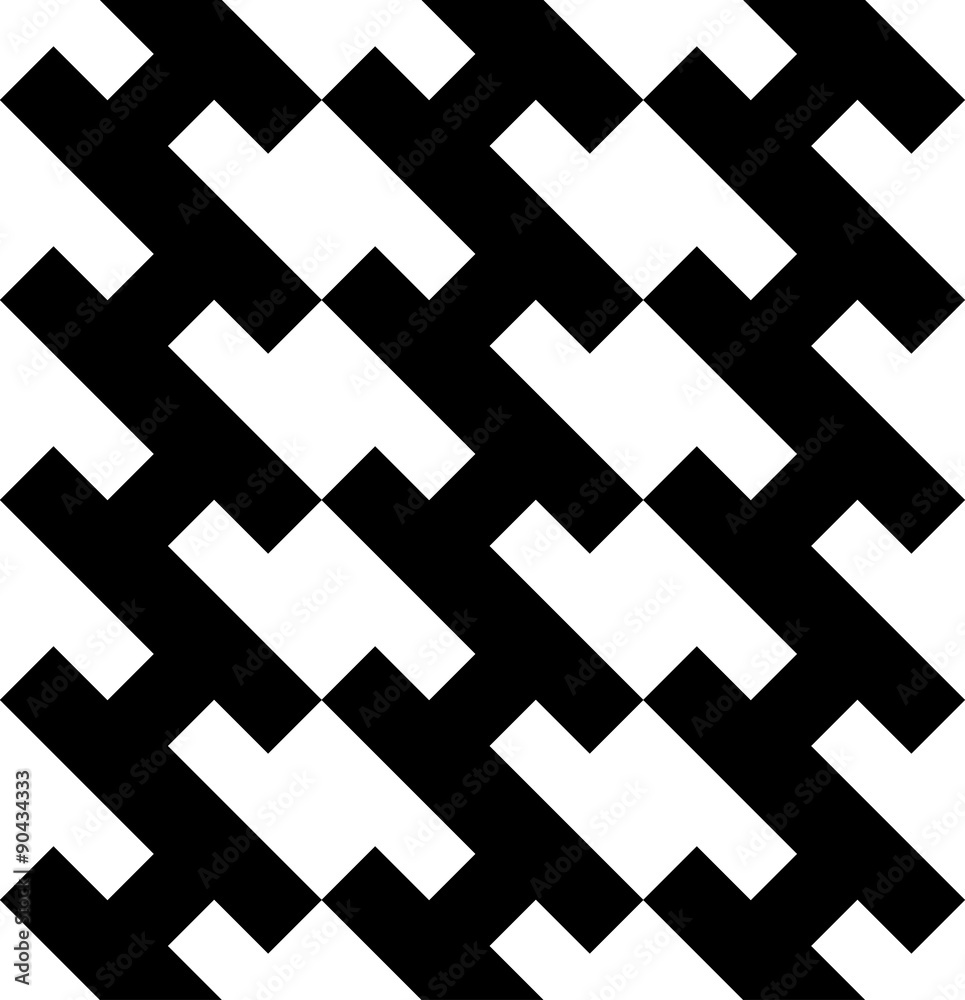 Black and white geometric seamless pattern, abstract background. Black and white geometric seamless pattern, abstract background.
