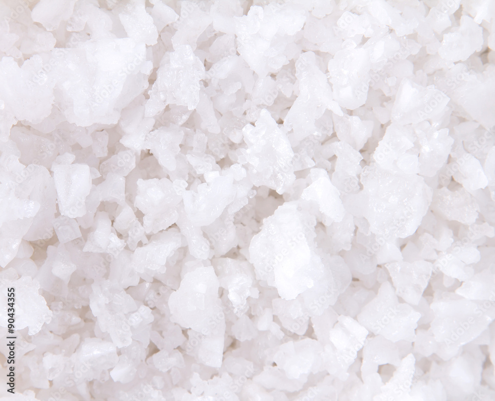 Close up salt crystals as background Close up salt crystals as background