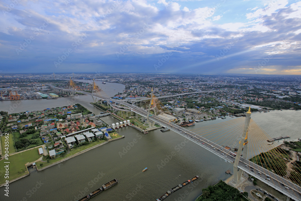 Fototapeta premium Bangkok's Cityscape