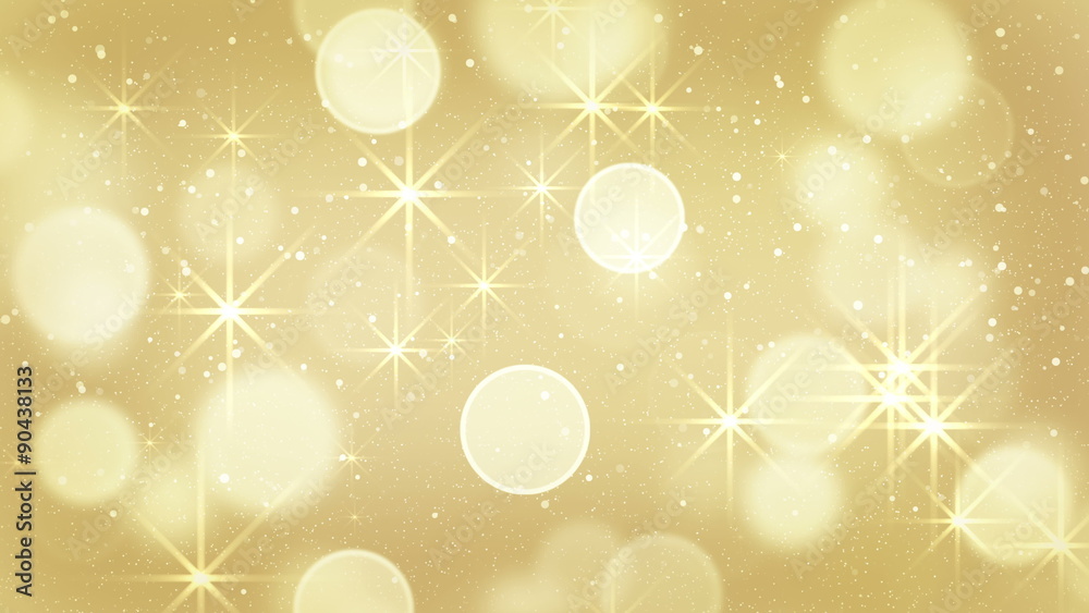 golden bokeh light loopable background 4k (4096x2304)
