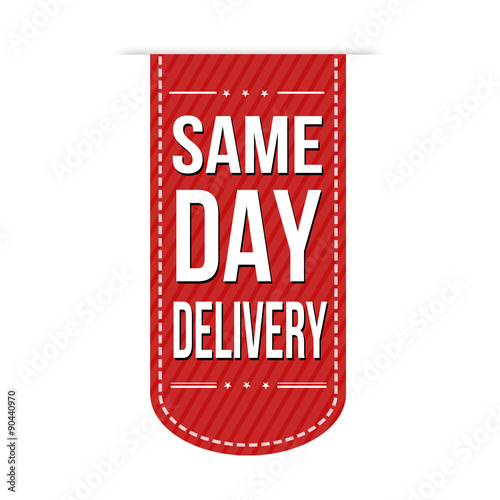 Same day delivery banner design