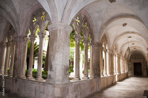 The Walled City of Dubrovnic in Croatia Europe one of the most delightful tourist resorts of the Mediterranean.