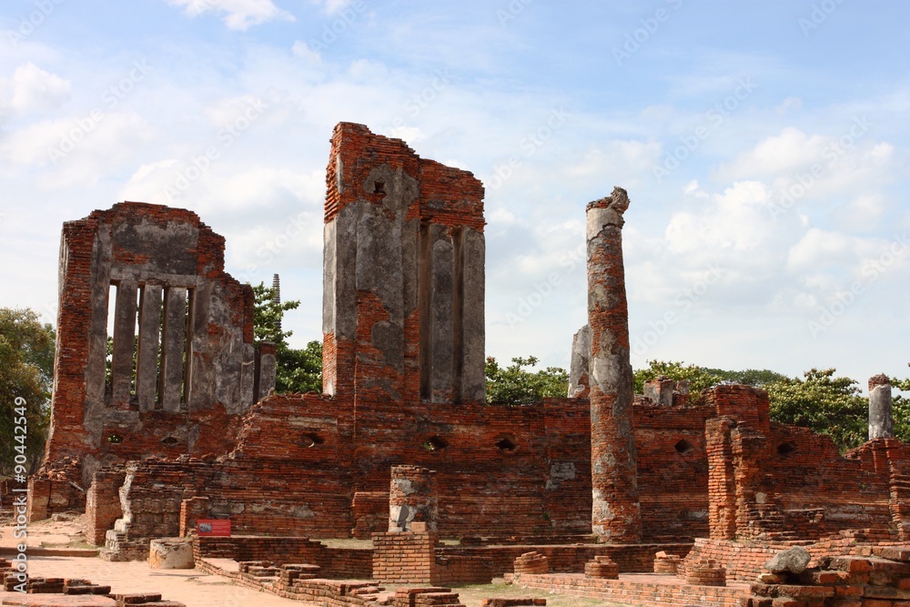 Wat Phra Si Sanphet. Ayutthaya historical park, Thailand. 