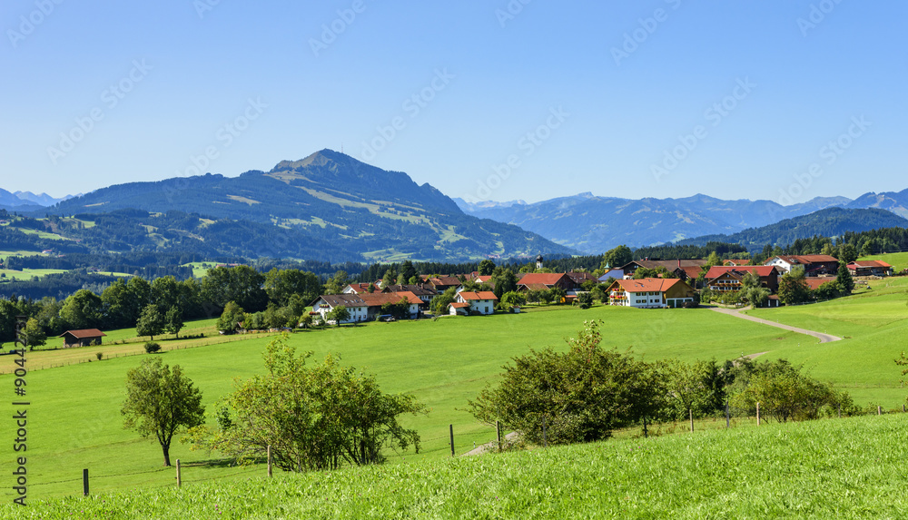 Panorama nahe Mosbach im Oberallgäu