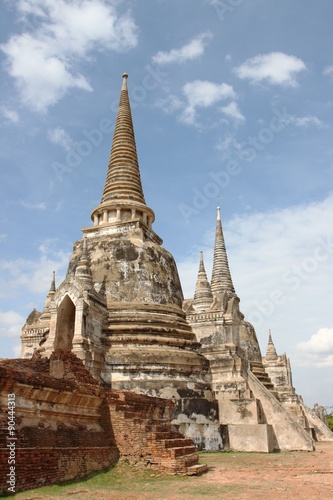 Wat Phra Si Sanphet. Ayutthaya historical park, Thailand. 