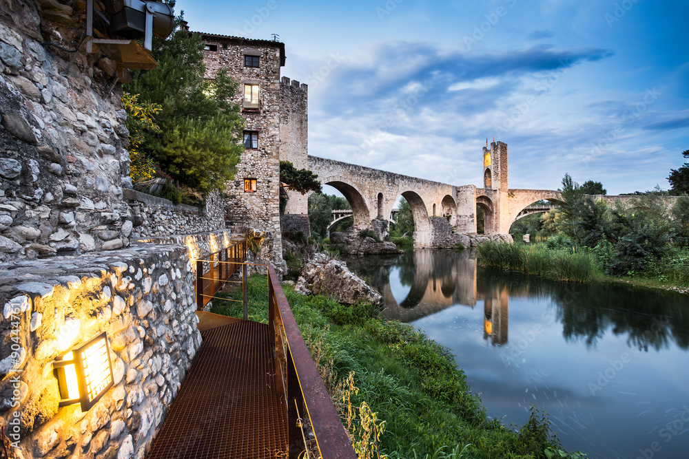 Fototapeta premium Besalu medieval village.