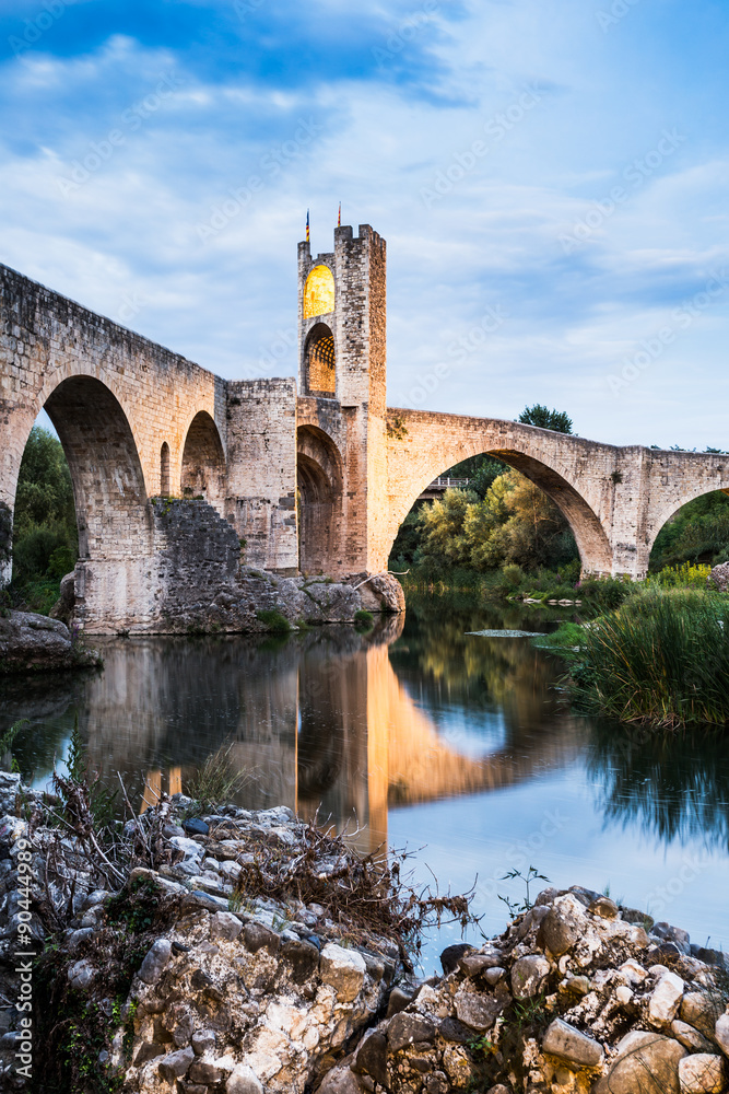 Besalu from the river.