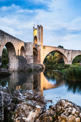 Besalu from the river.