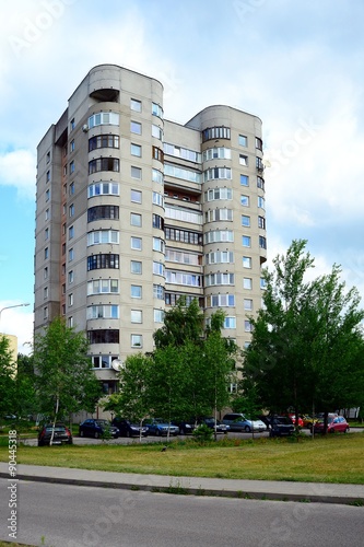 Vilnius city residential houses in Ateities street