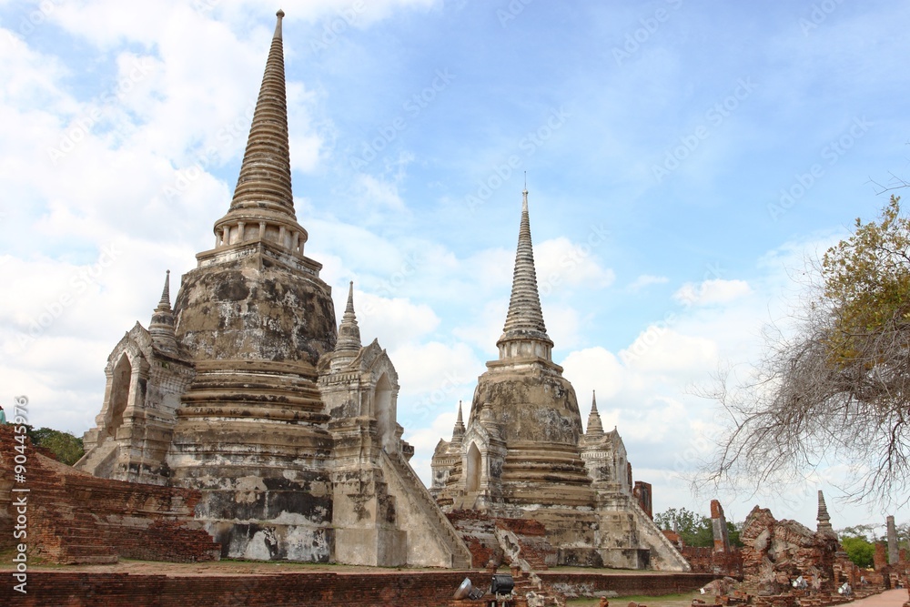 Wat Phra Si Sanphet. Ayutthaya historical park, Thailand