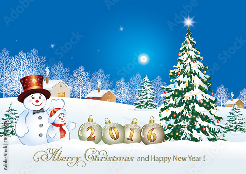   Merry Christmas and Happy New Year 2016